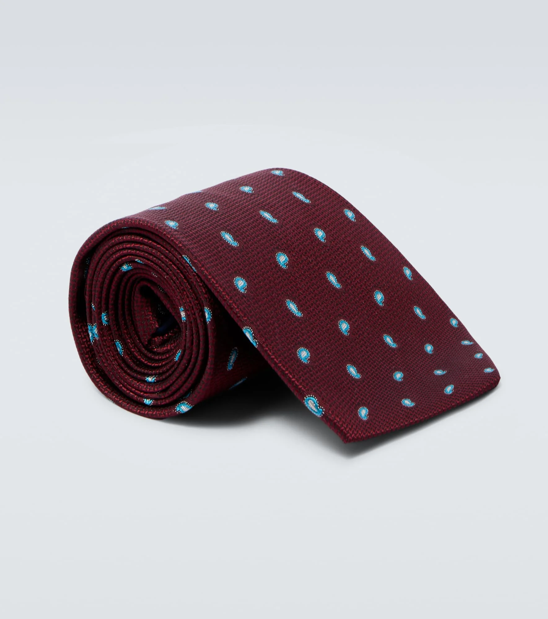 Paisley silk tie - 1