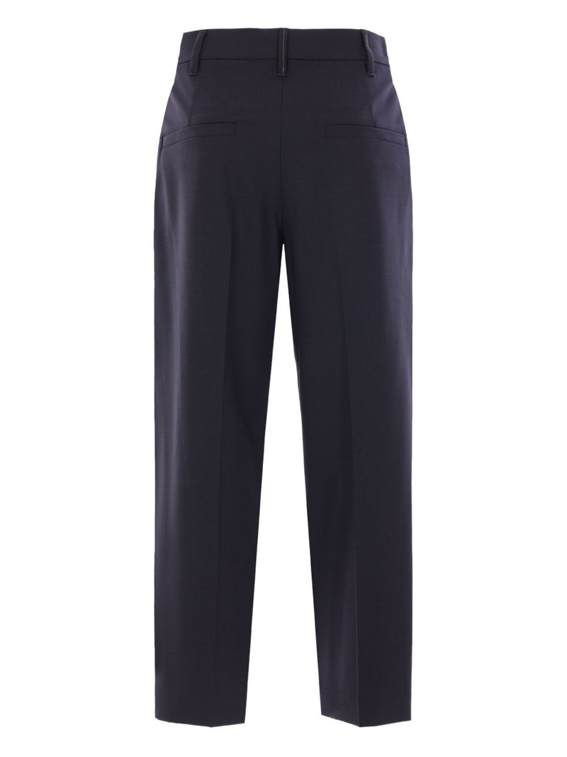 Brunello Cucinelli dart-detail trousers outlook