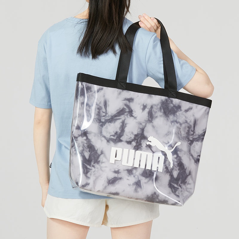 (WMNS) PUMA Core Transparent Tote Bag 'Grey' 079489-01 - 4