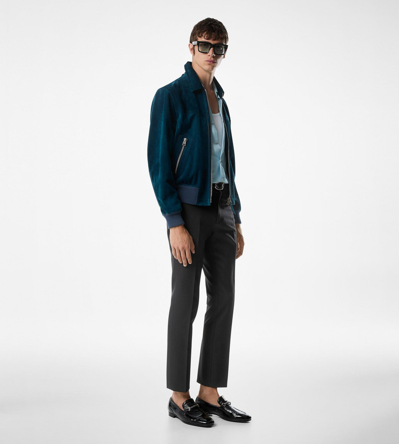 TOM FORD CASHMERE SUEDE COLLAR BLOUSON outlook