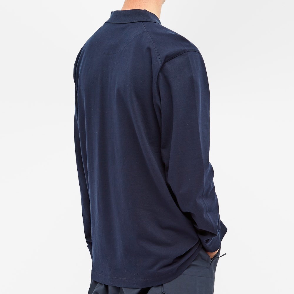 Y-3 Long Sleeve Classic Pique Polo - 5