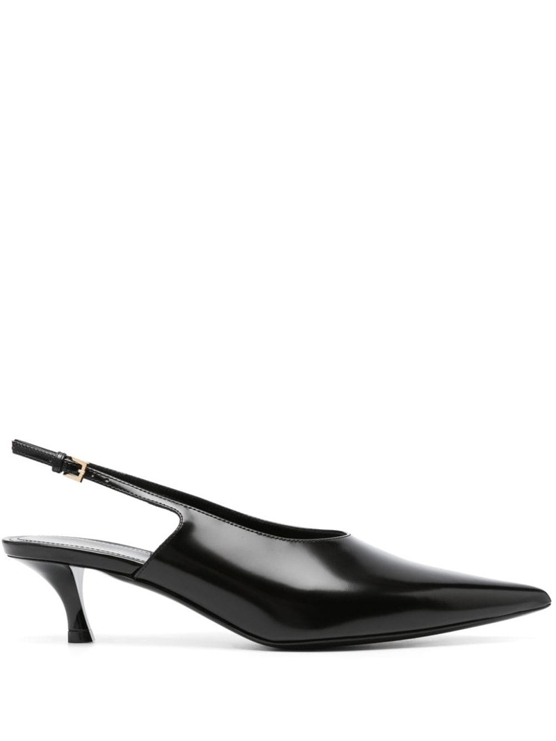 55mm leather pumps 1