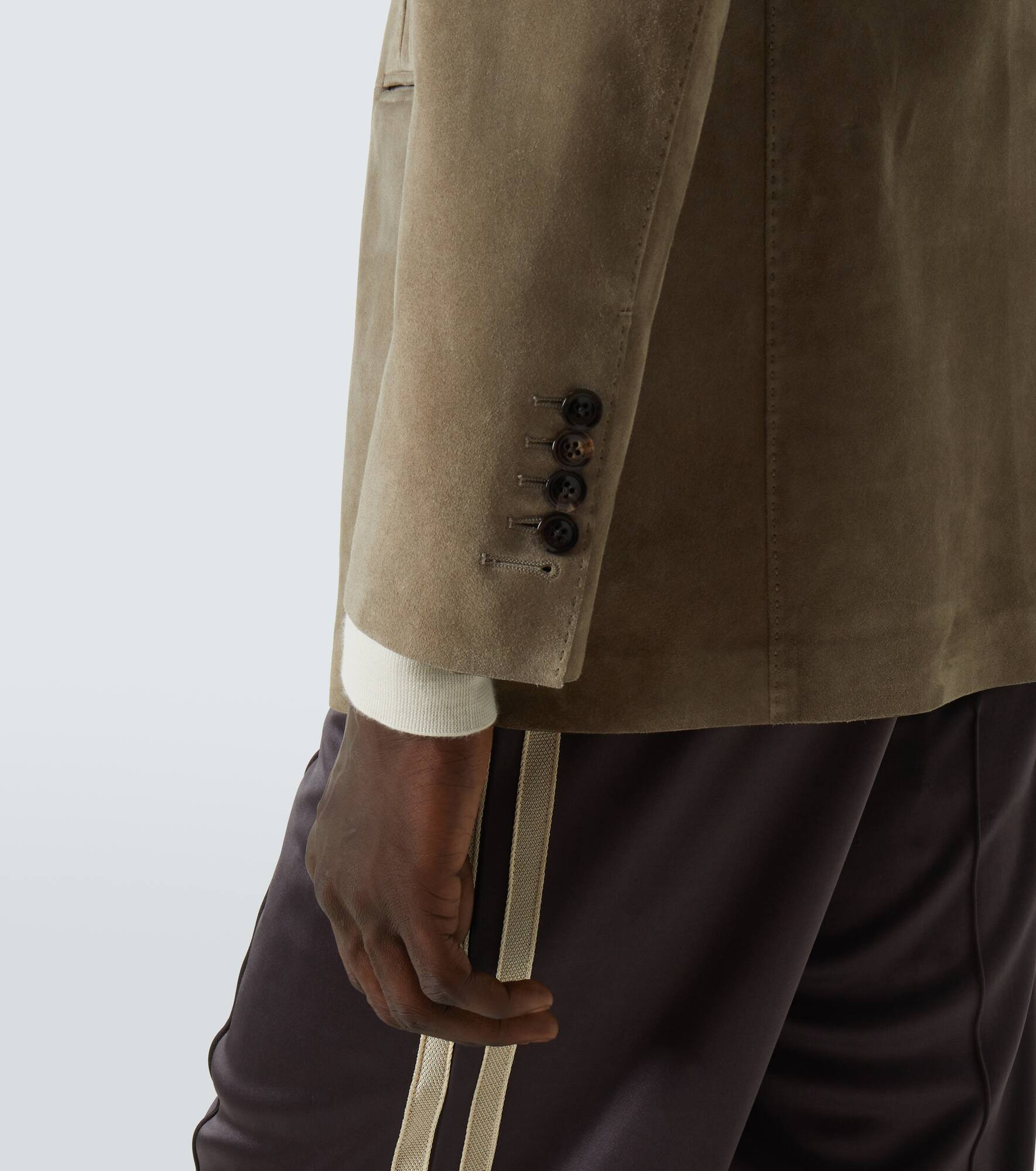 Suede blazer - 6