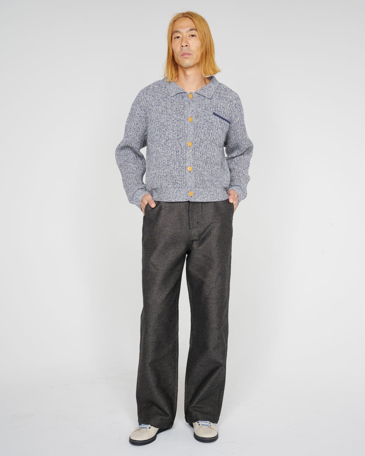 Salt and Pepper Pant - Black - 8