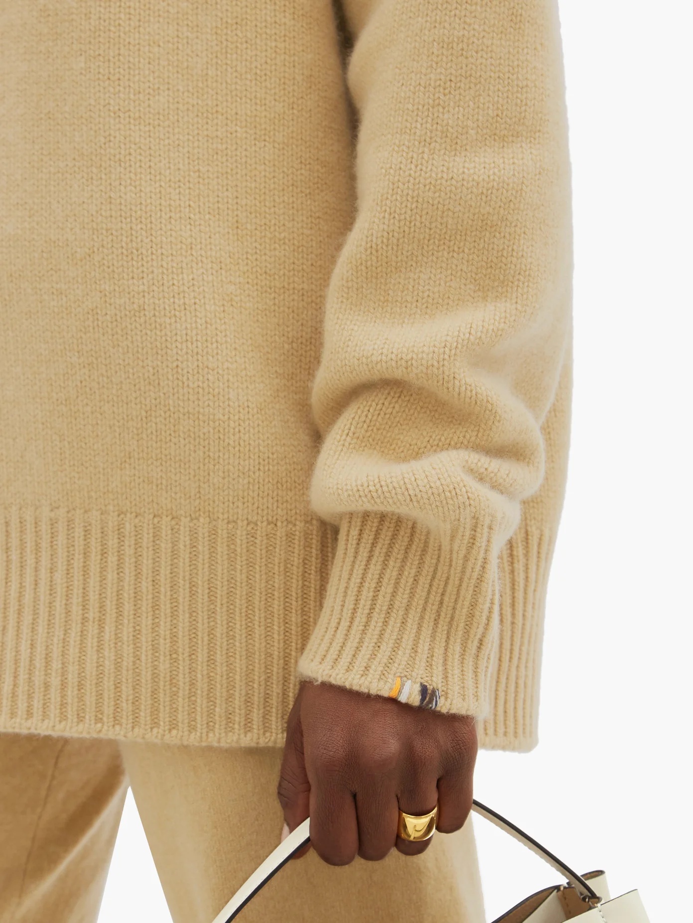 No. 20 Oversize Extra stretch-cashmere sweater - 3