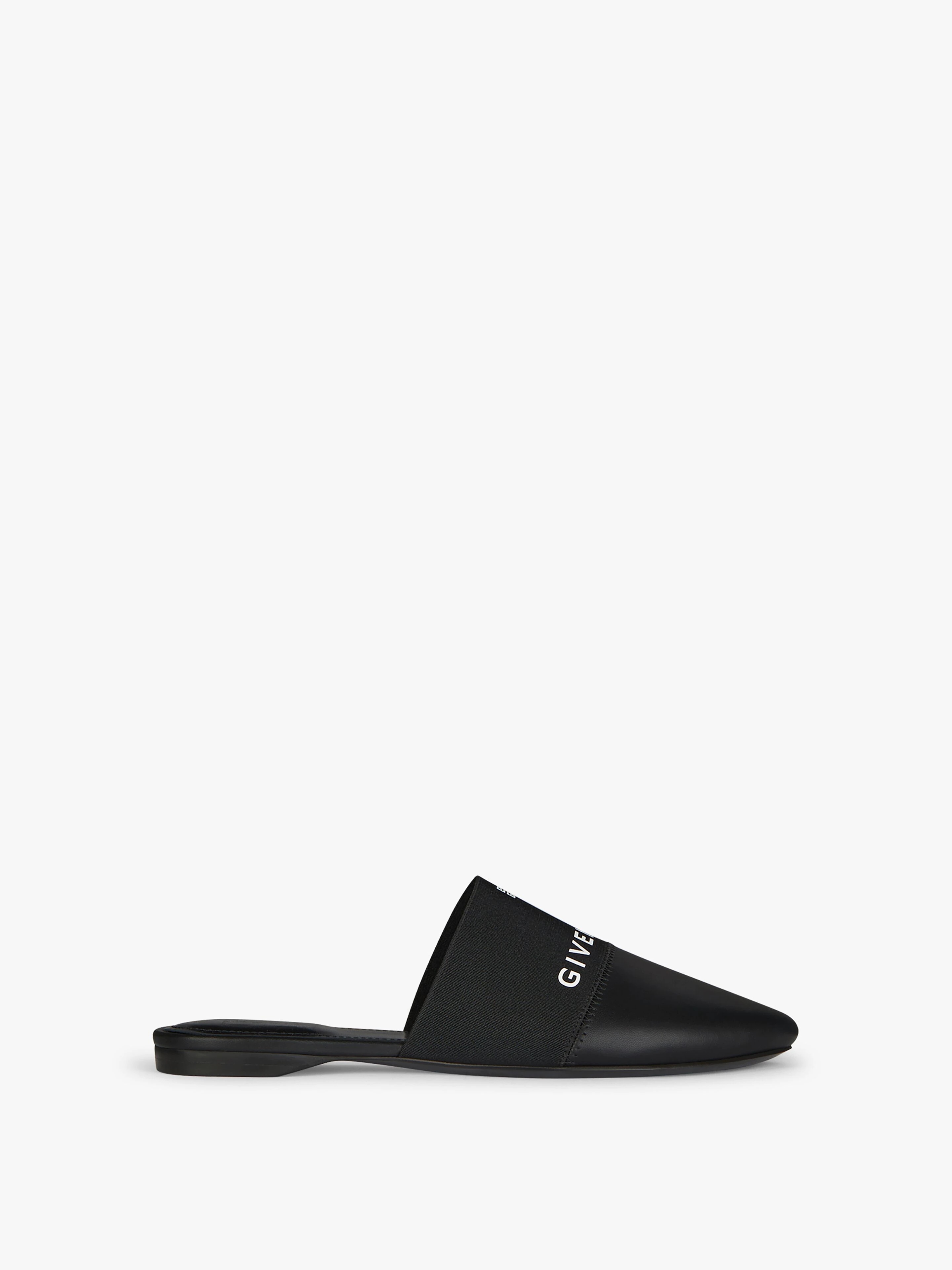 GIVENCHY PARIS FLAT MULES IN LEATHER - 1
