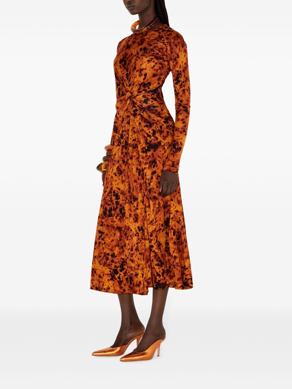 printed dress - 3