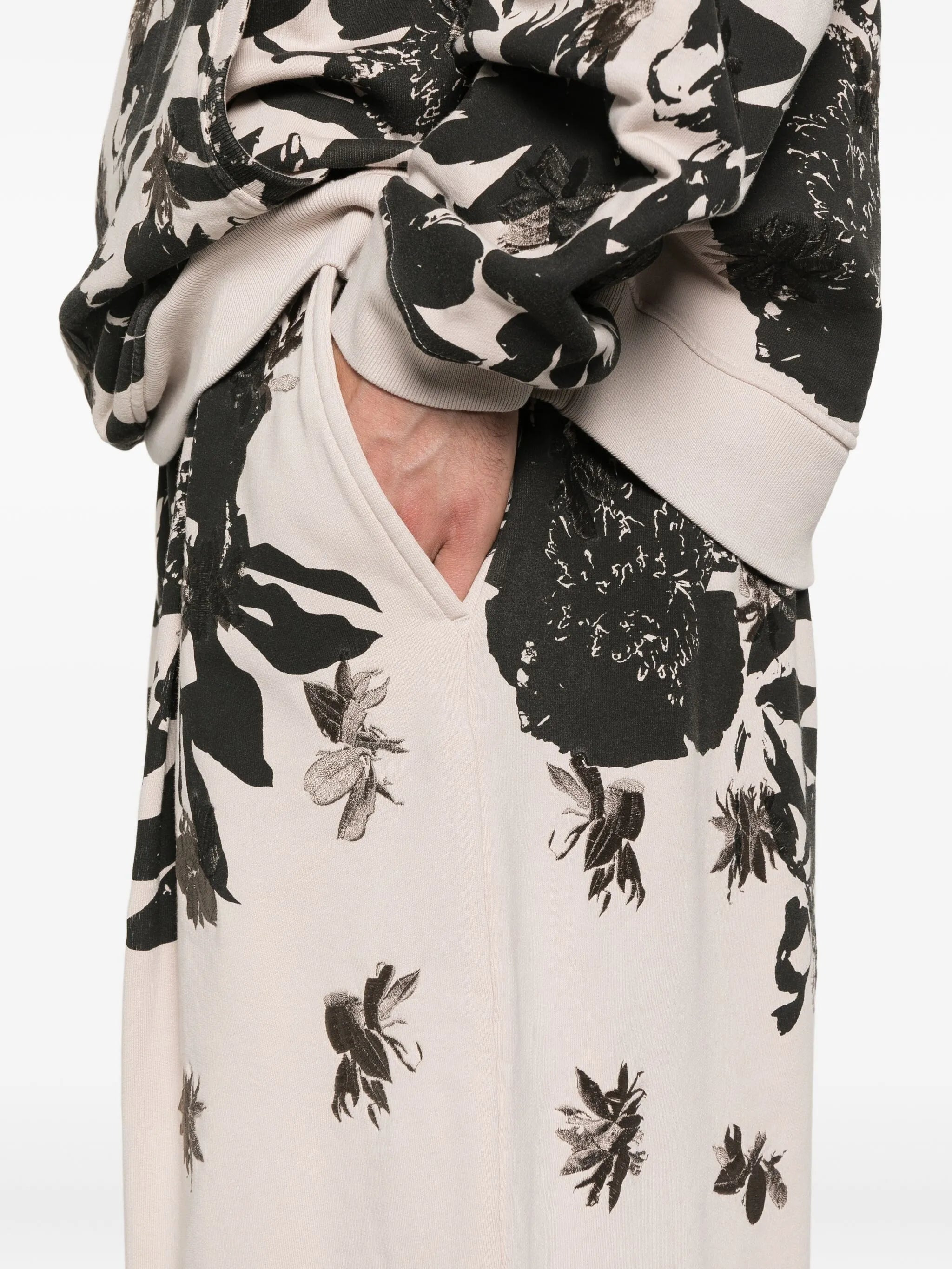 Dries Van Noten Floral-print Pleated Shorts - 5