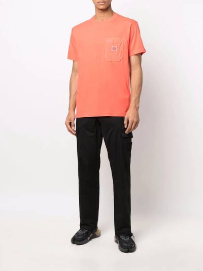 Stone Island Compass patch round-neck T-shirt outlook