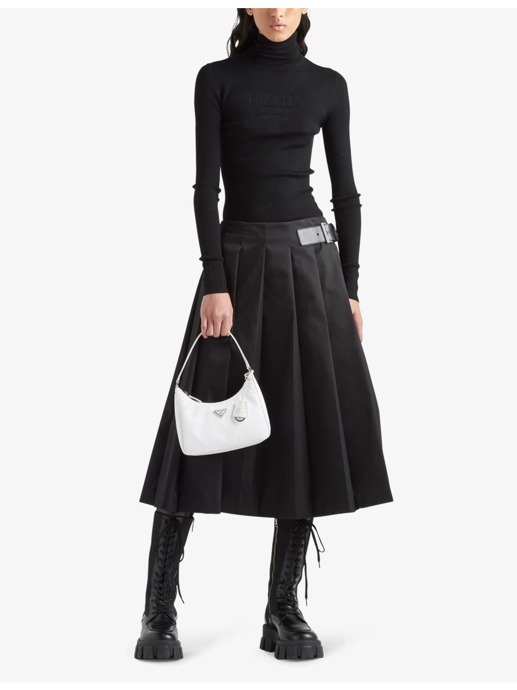 Superfine turtleneck wool knitted jumper - 2