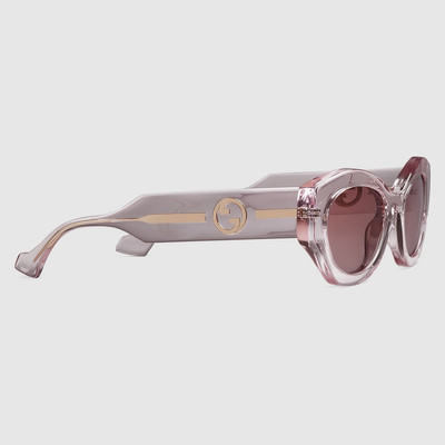 GUCCI Oval frame sunglasses outlook