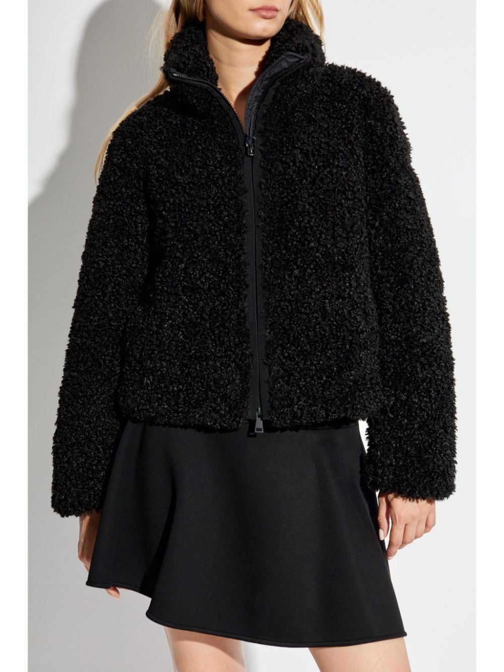 faux shearling jacket - 3