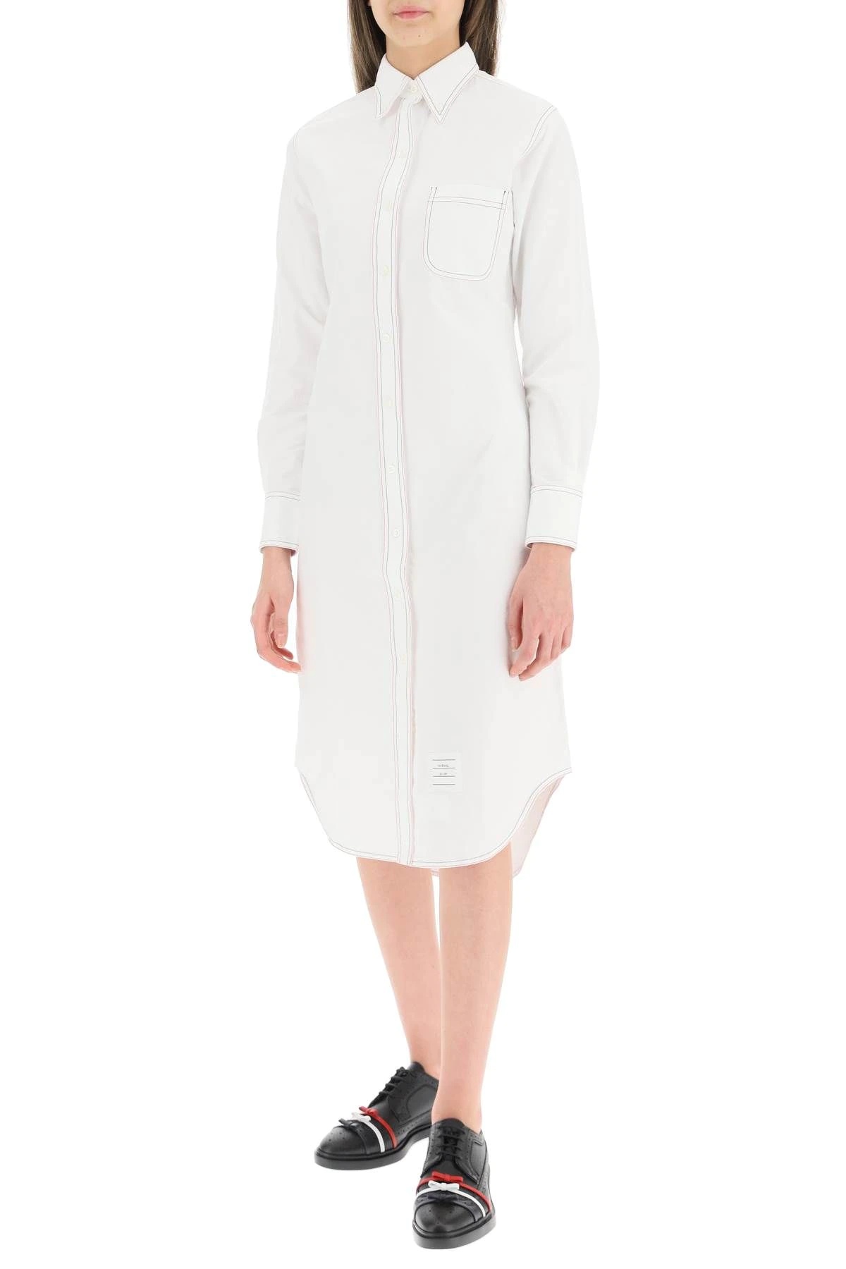 MIDI OXFORD SHIRT DRESS - 2