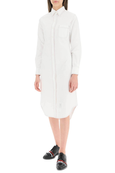 Thom Browne MIDI OXFORD SHIRT DRESS outlook