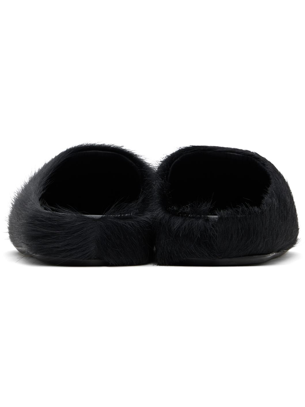 Black Fussbett Sabot Slip-on Loafers - 2