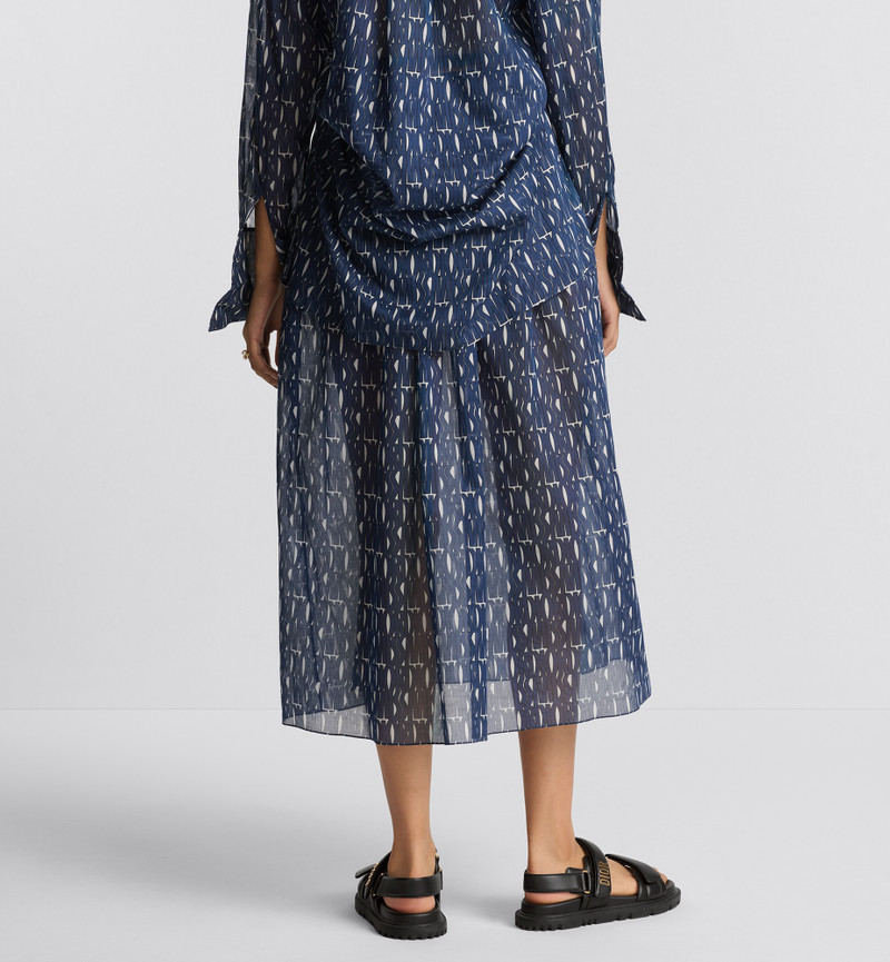 Dior Pleated Mid-Length Skirt outlook