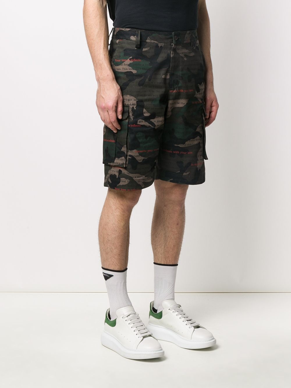 camouflage-print bermuda shorts - 3