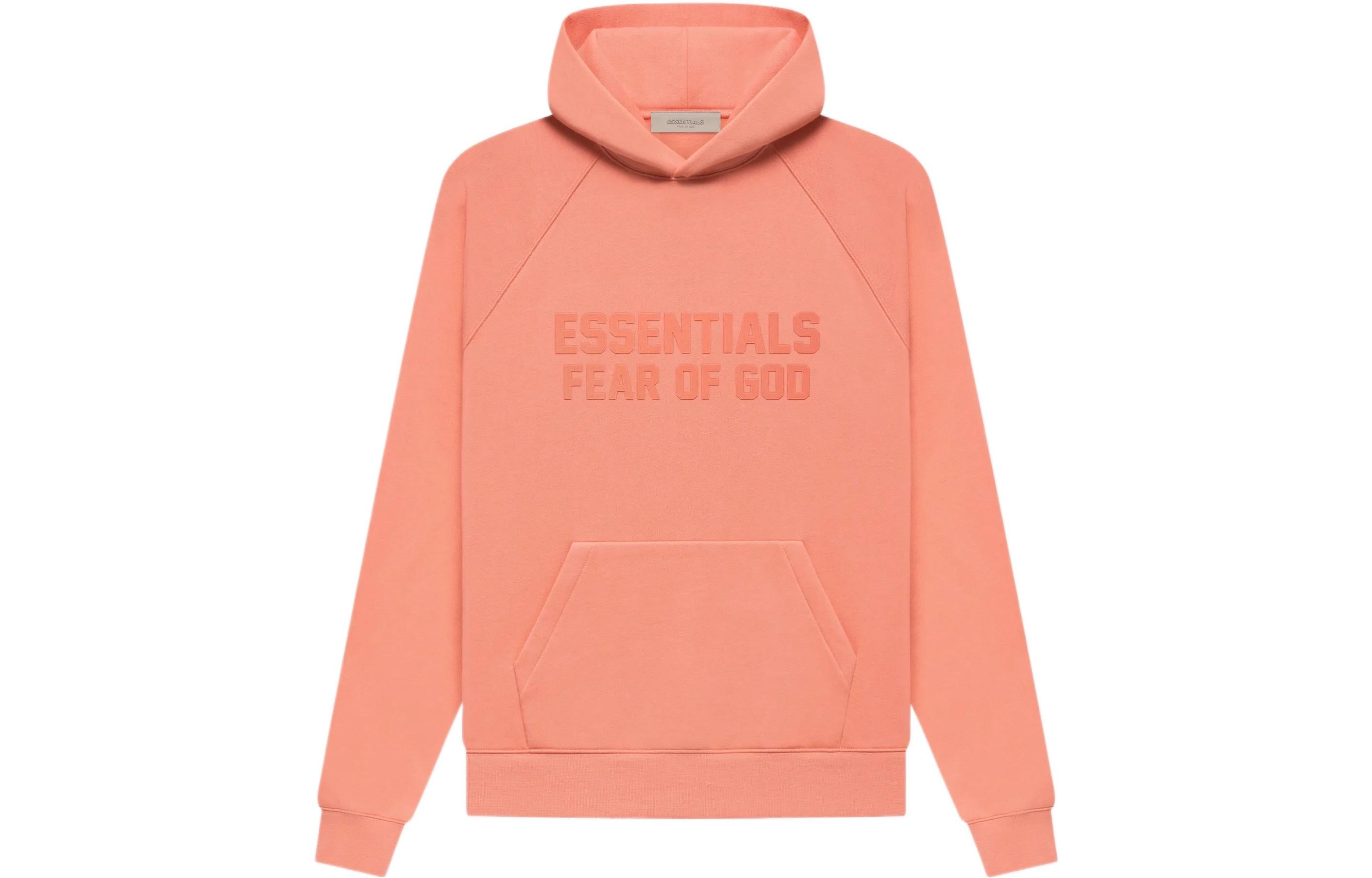 Fear of God Essentials FW22 Hoodie 'Coral' FOG-FW22-029 - 2