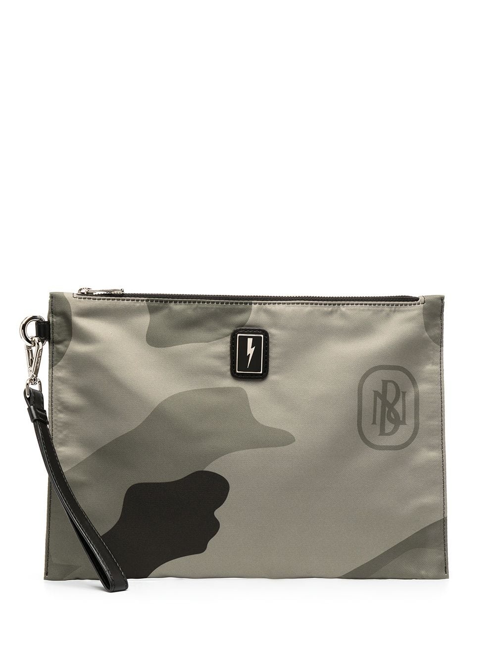 camouflage-print pouch bag - 1