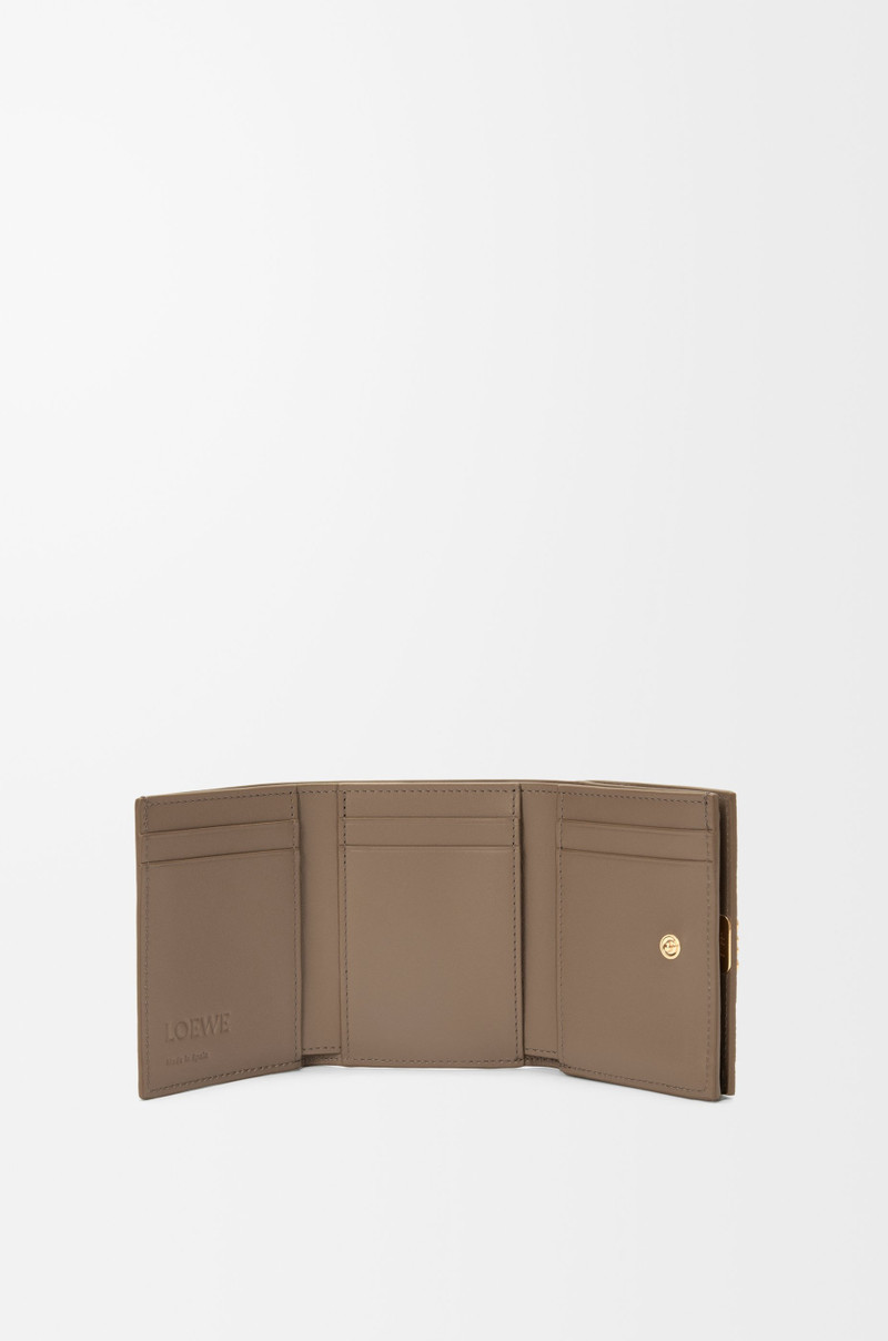 Loewe Anagram trifold wallet in pebble grained calfskin outlook
