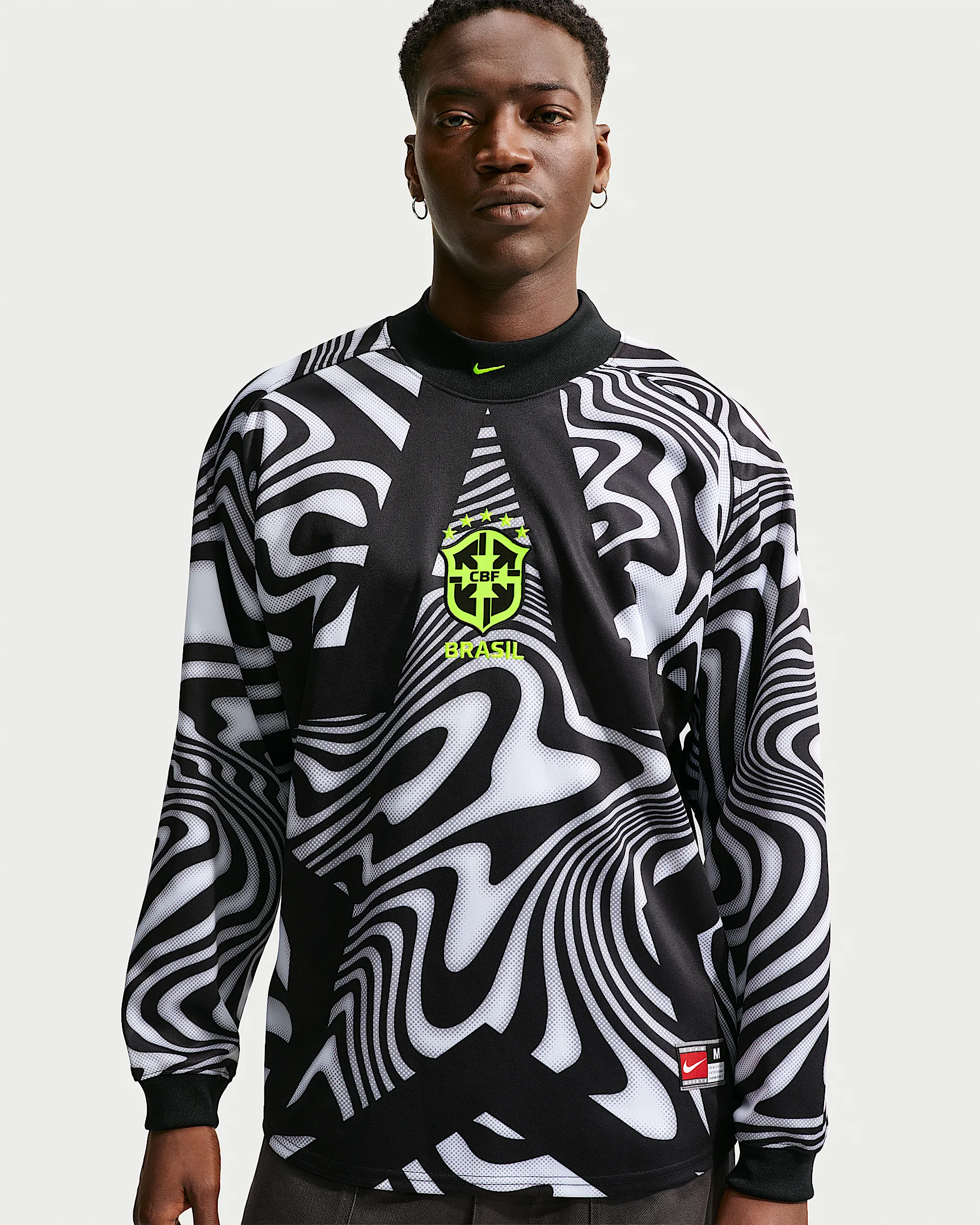 Brazil Hollywood Keeper Men's Nike Soccer Shirt - 1