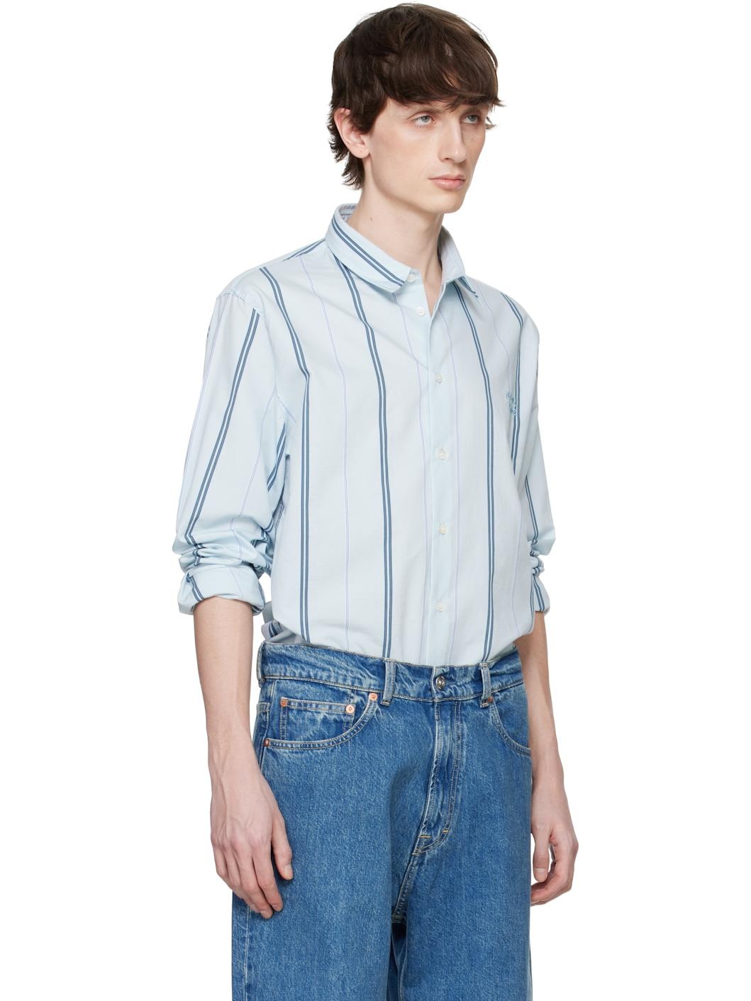 Blue Relaxed Shirt - 2