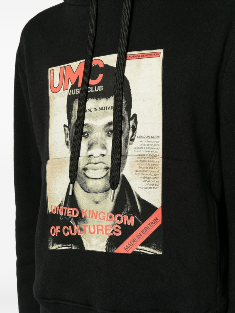 photograph-print jersey hoodie 5