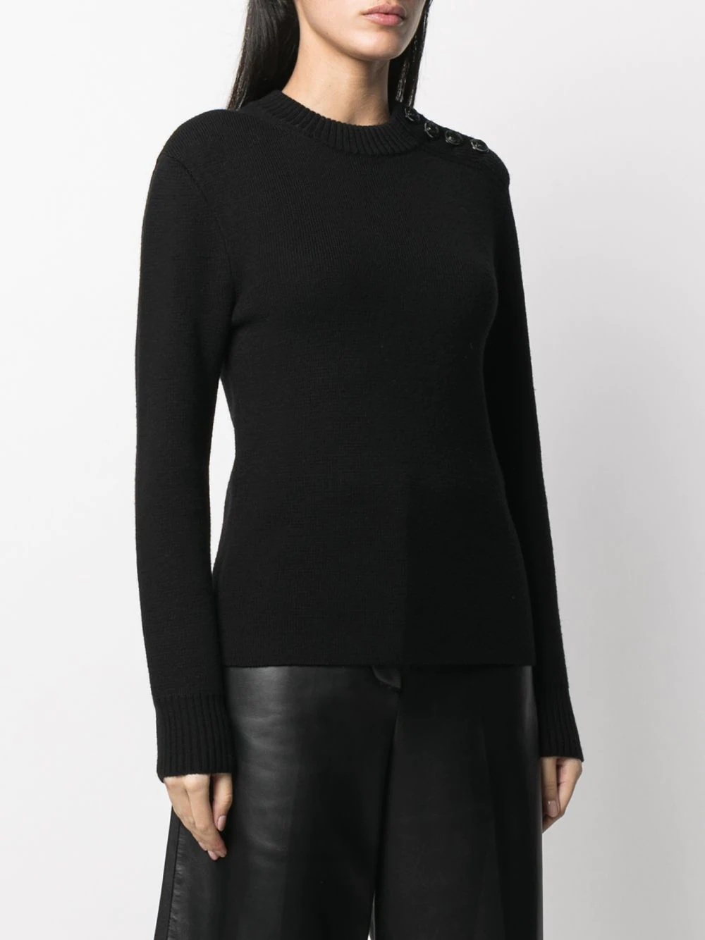 crew-neck knit jumper - 3