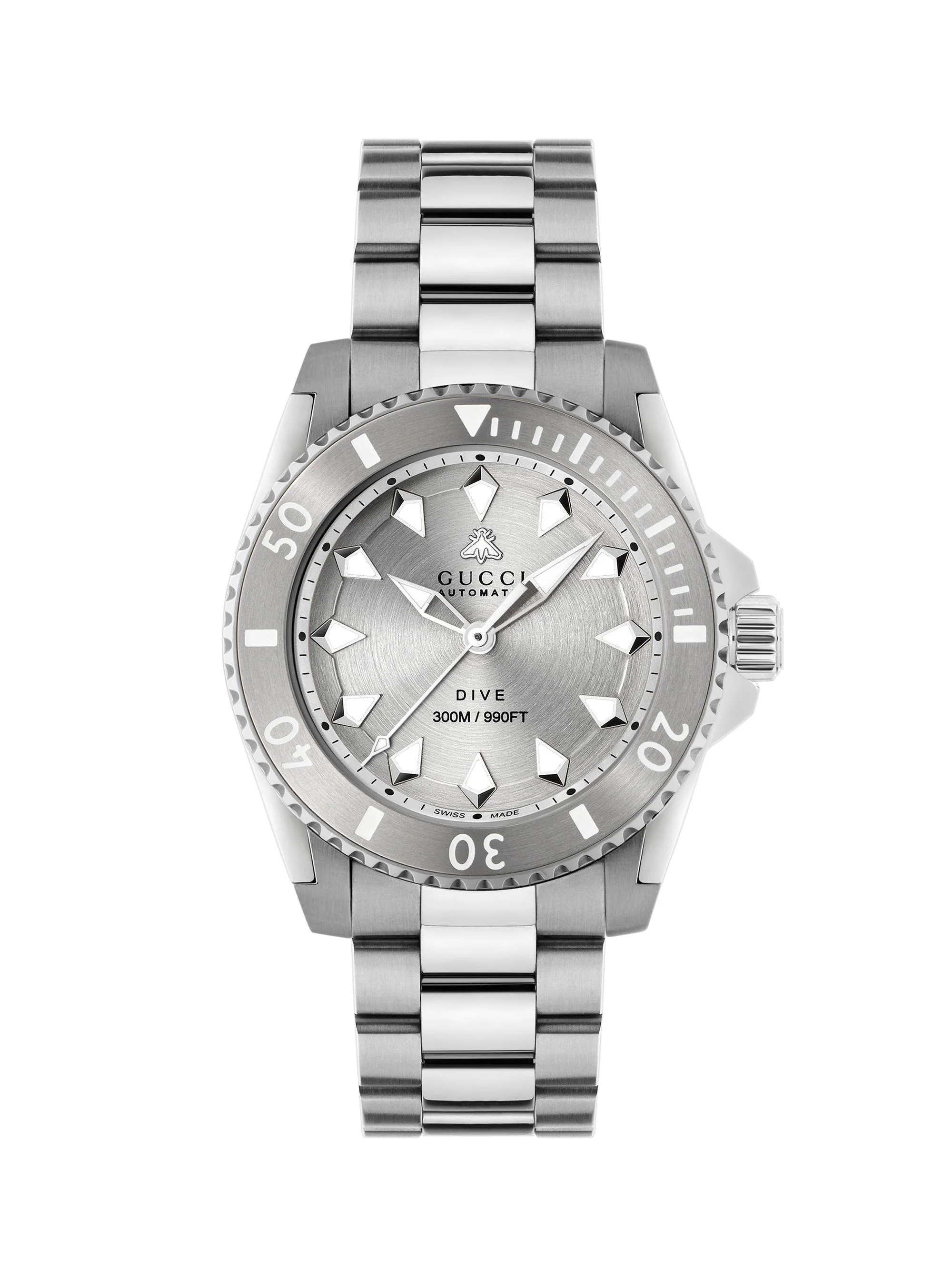 Men's Dive Steel Bracelet Watch/40MM - Silver Steel - 1