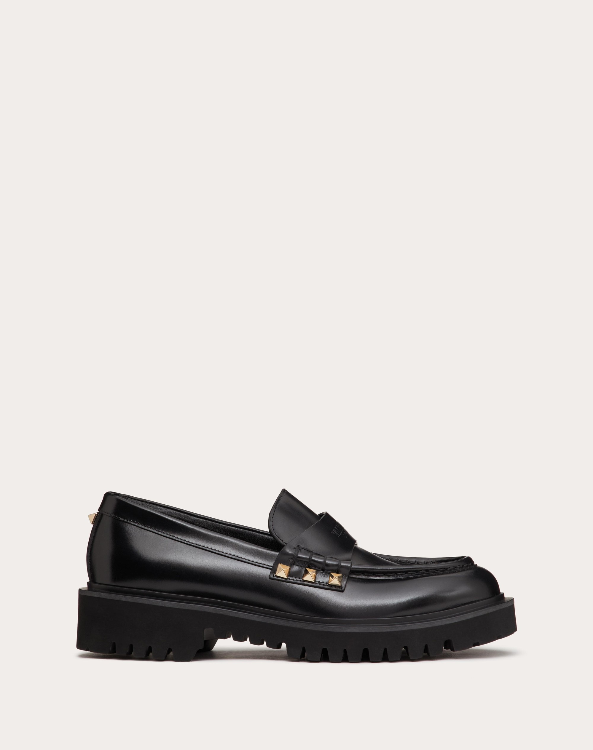 ROCKSTUD CALFSKIN LOAFER - 1