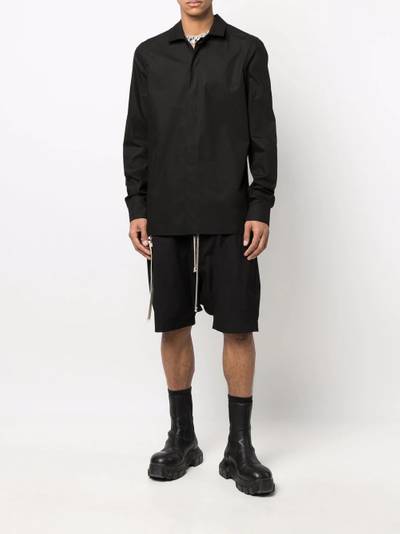 Rick Owens plain long-sleeve shirt outlook