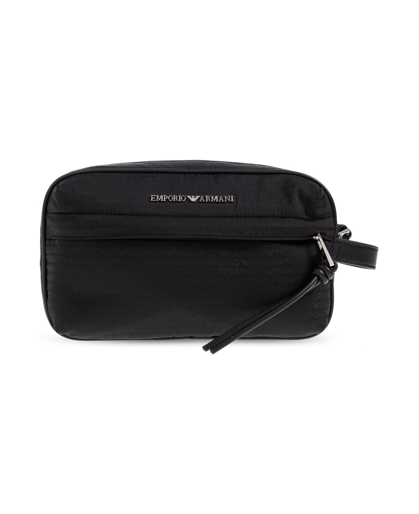 Emporio Armani Cosmetic Bag With Logo - 1