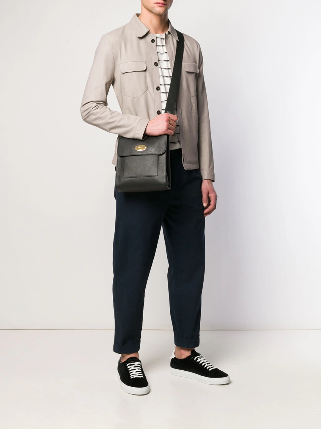Antony Black Small Classic Grain - 2