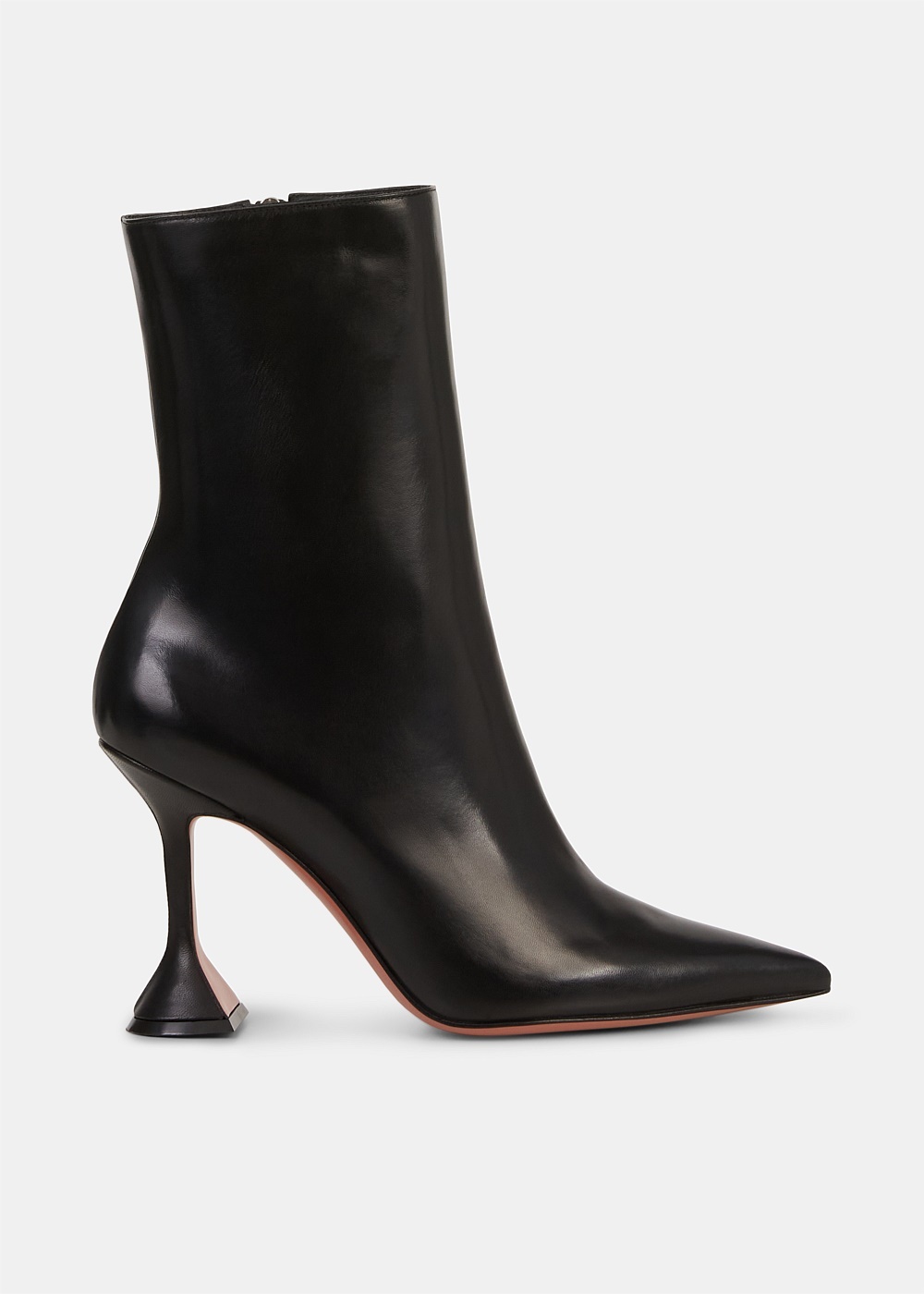 Giorgia Black Leather Booties - 1