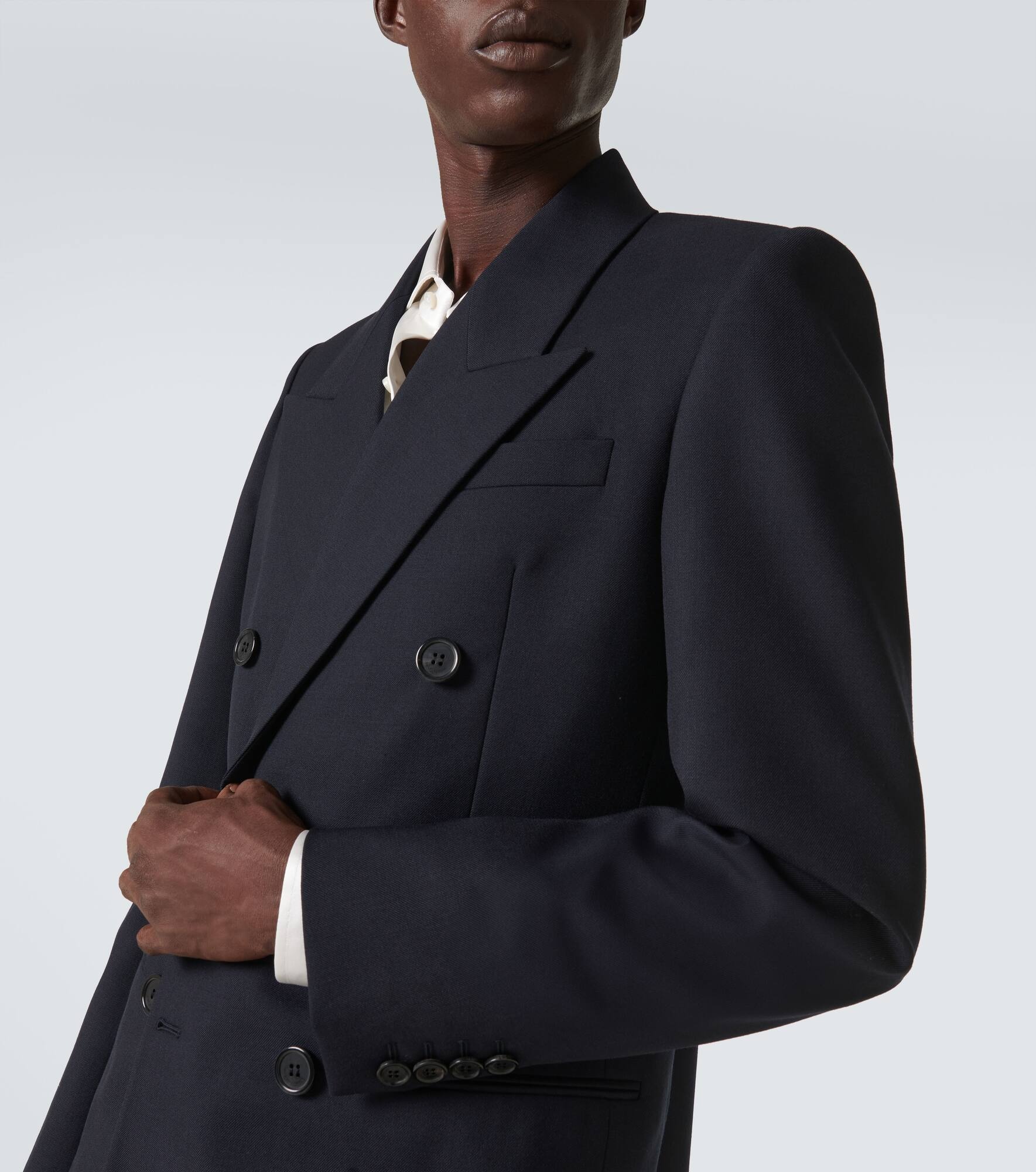 Wool tuxedo jacket - 5