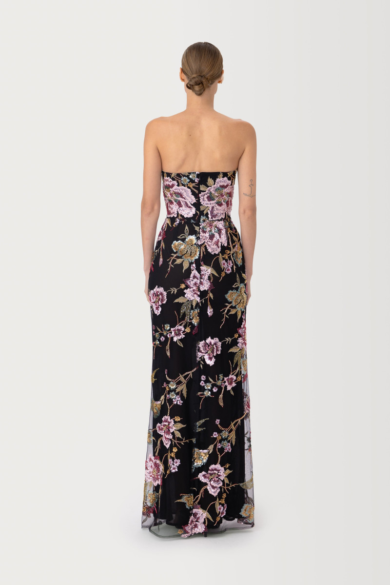 SAU LEE PIPPA STRAPLESS MAXI DRESS outlook