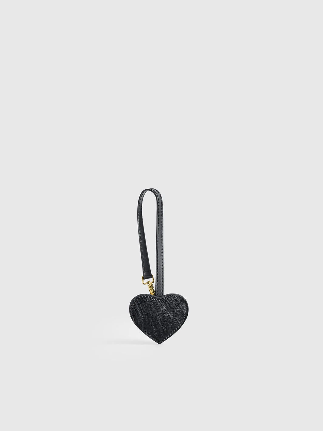 Venosta Black Pony/Leather Key chain - 1