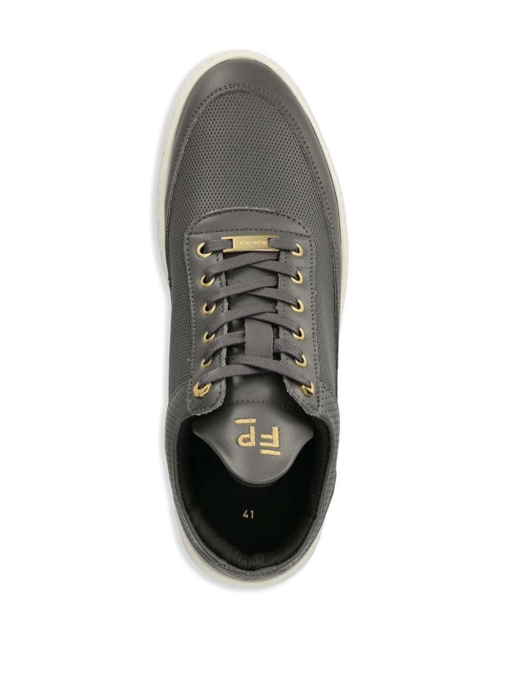 logo-embroidered sneakers - 4