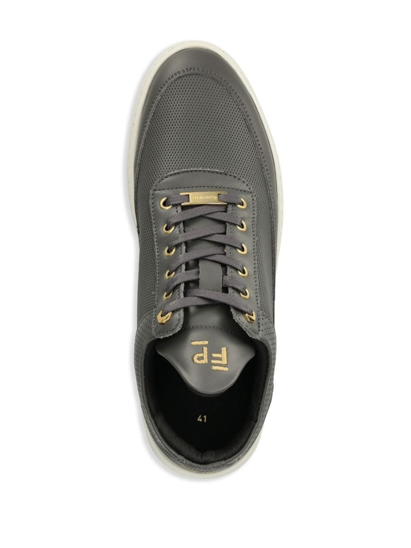 logo-embroidered sneakers 4