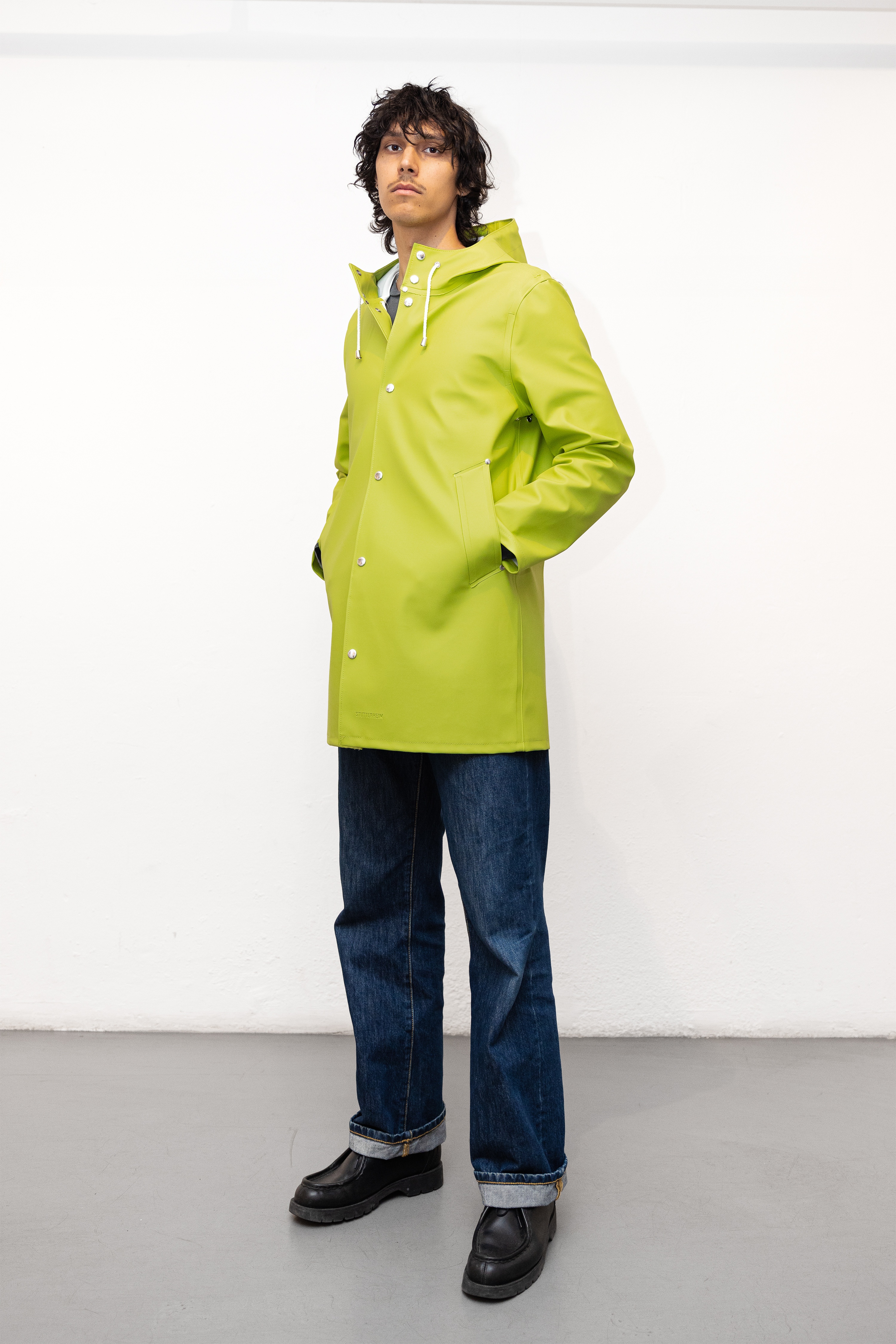 Stockholm Raincoat Lima Bean Green - 1