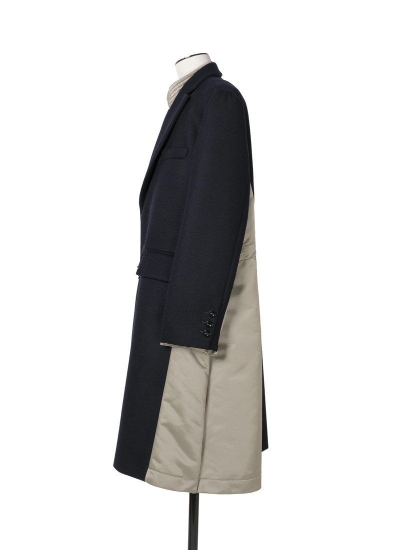 sacai Wool Melton Coat outlook