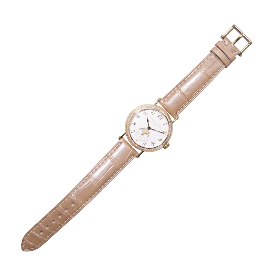 Patek Philippe Hand Wind Diamond White Dial Watch 7121J-001 - 3