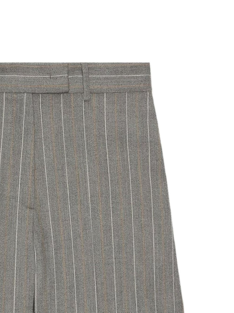 MSGM pinstripe shorts outlook