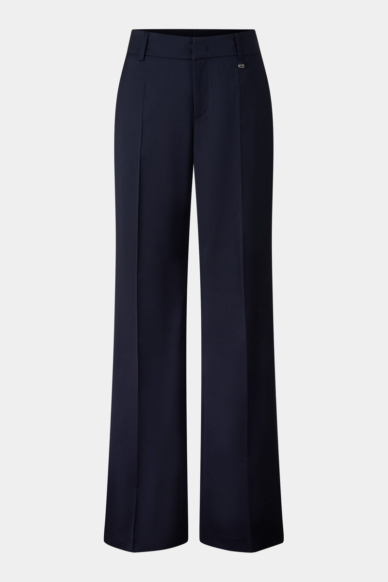 Jody virgin wool trousers in Navy blue 1