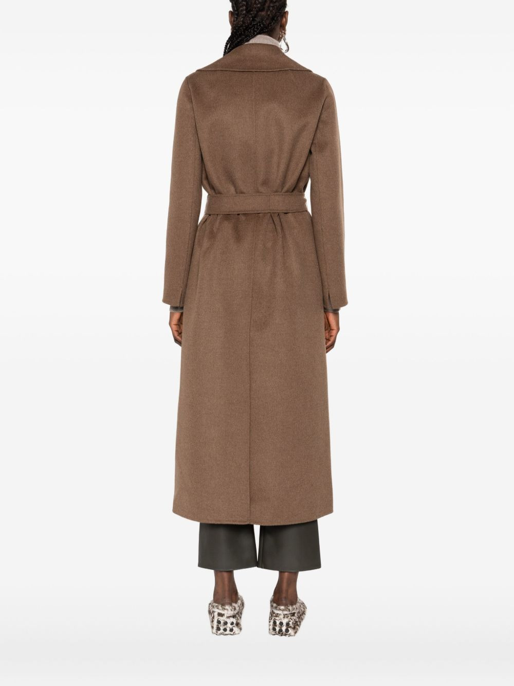 belted wrap coat - 4