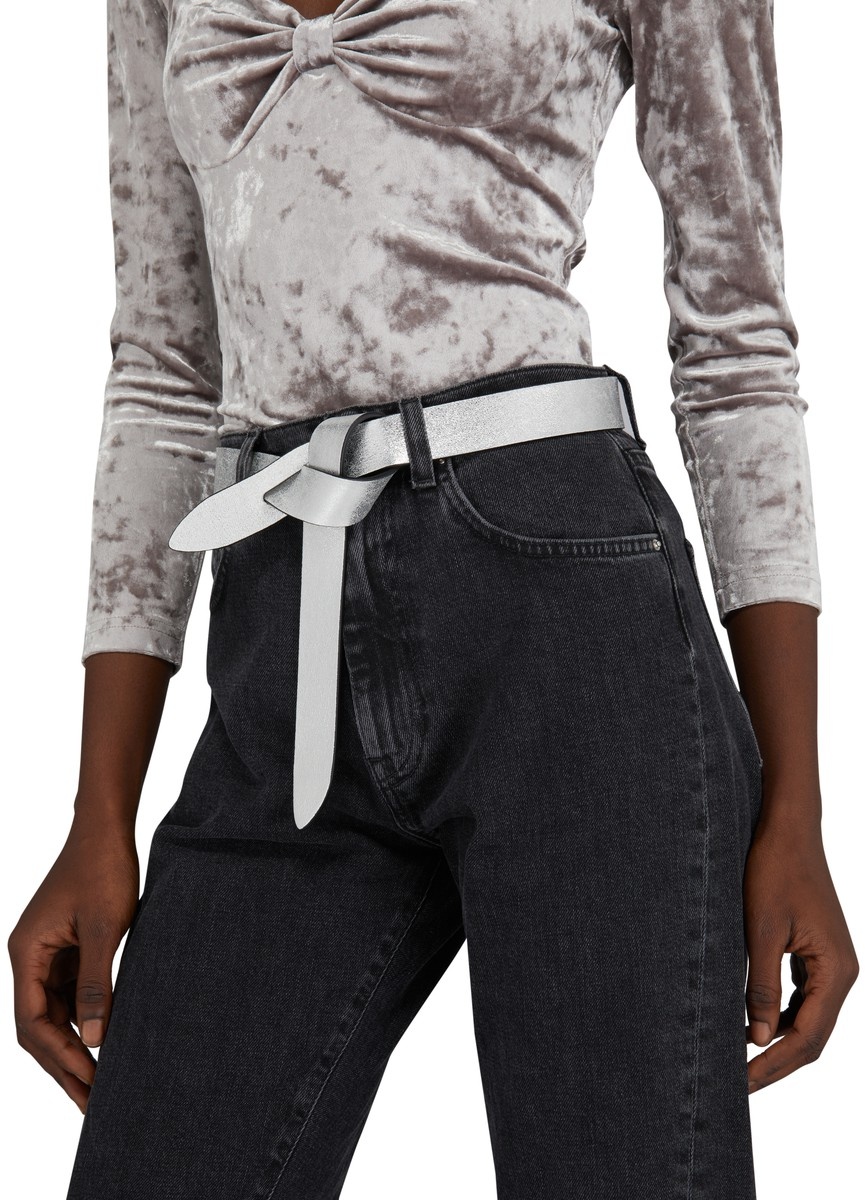 isabel marant lecce leather belt