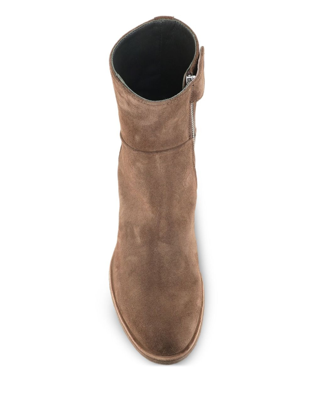 zipped block-heel boots - 3