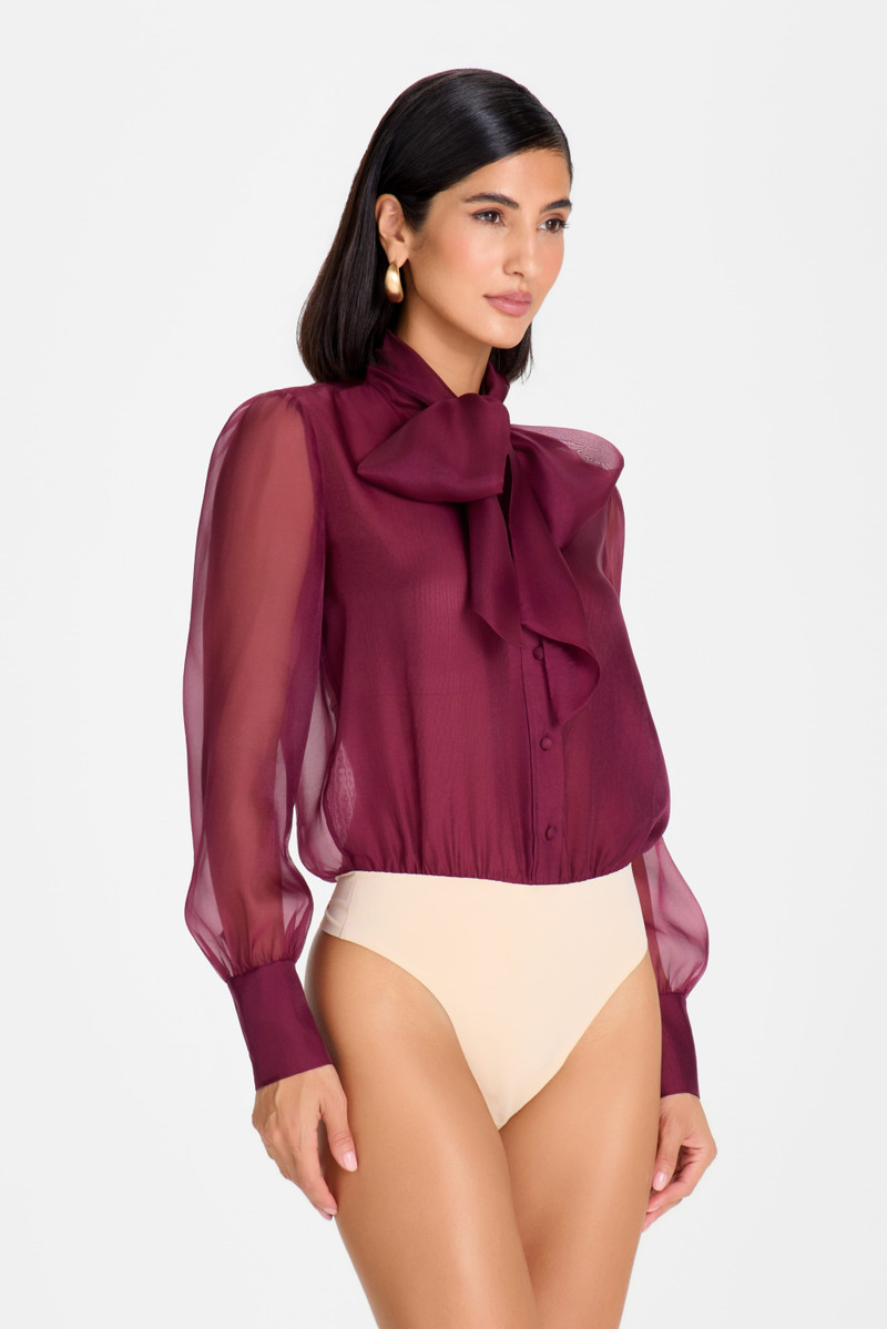 Naomi Burgundy Bodysuit 6