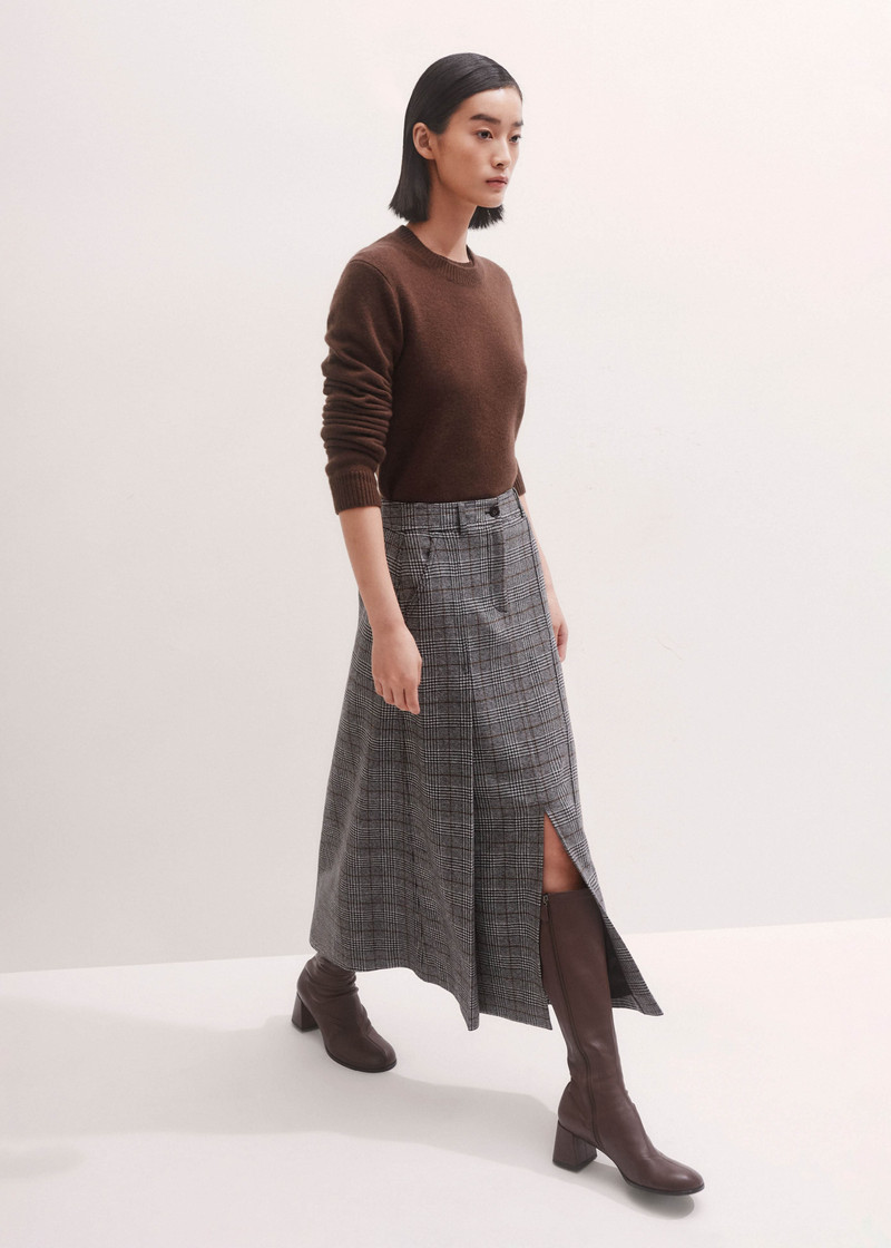 Pleated Maxi Skirt 1