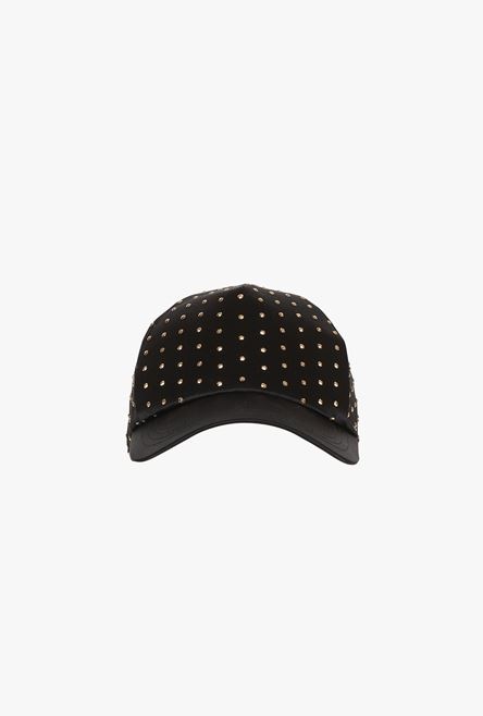 Black and gold satiny cap - 1